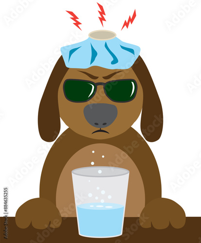 Dog With Hangover