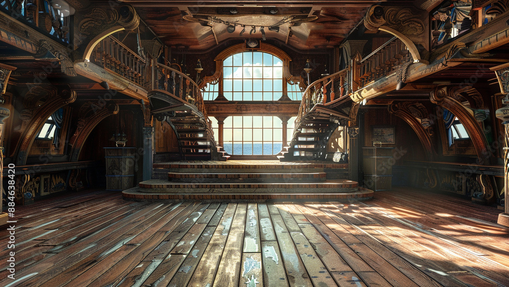 Obraz premium realistic high-resolution photo of steampunk, with detailed background