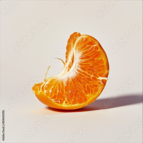 Mystic photo of Fresh Dancy Tangerine, isolated on white background