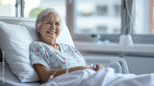 Free Download Patient in a private hospital room next to a window - GFXLoad
