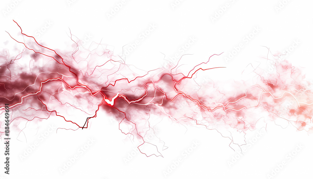 red electricity isolated on white background. red electricity isolated on white background.