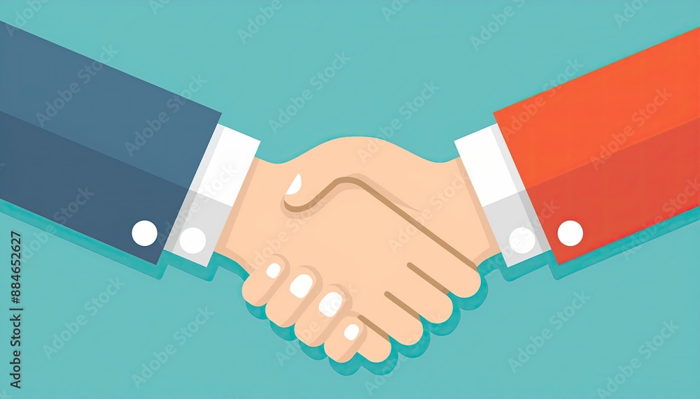 handshake illustration. concept of business, partnership. Make a deal handshake illustration. concept of business, partnership. Make a deal