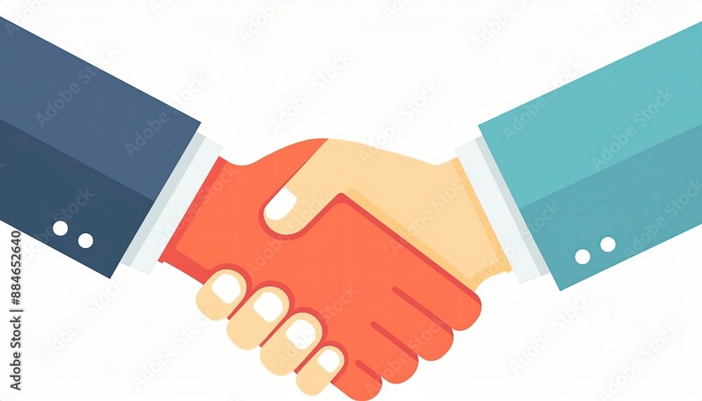 handshake illustration. concept of business, partnership. Make a deal handshake illustration. concept of business, partnership. Make a deal