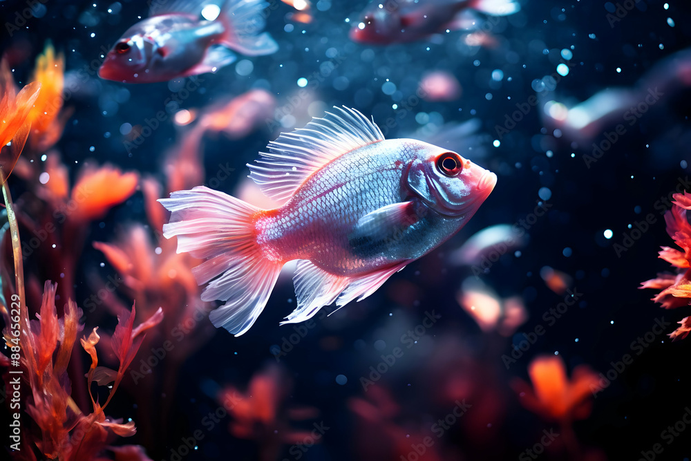 Stunning Fish in Aquarium Stunning Fish in Aquarium