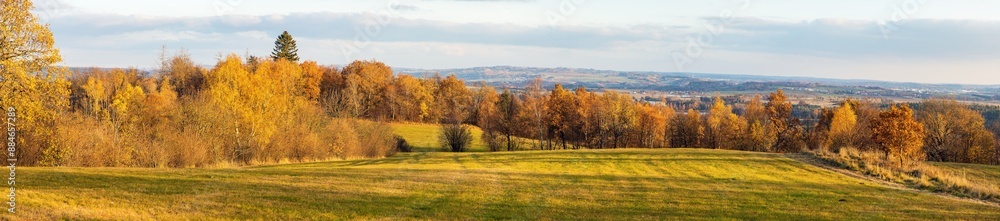 autumn scenery from Bohemian and Moravian highland autumn scenery from Bohemian and Moravian highland