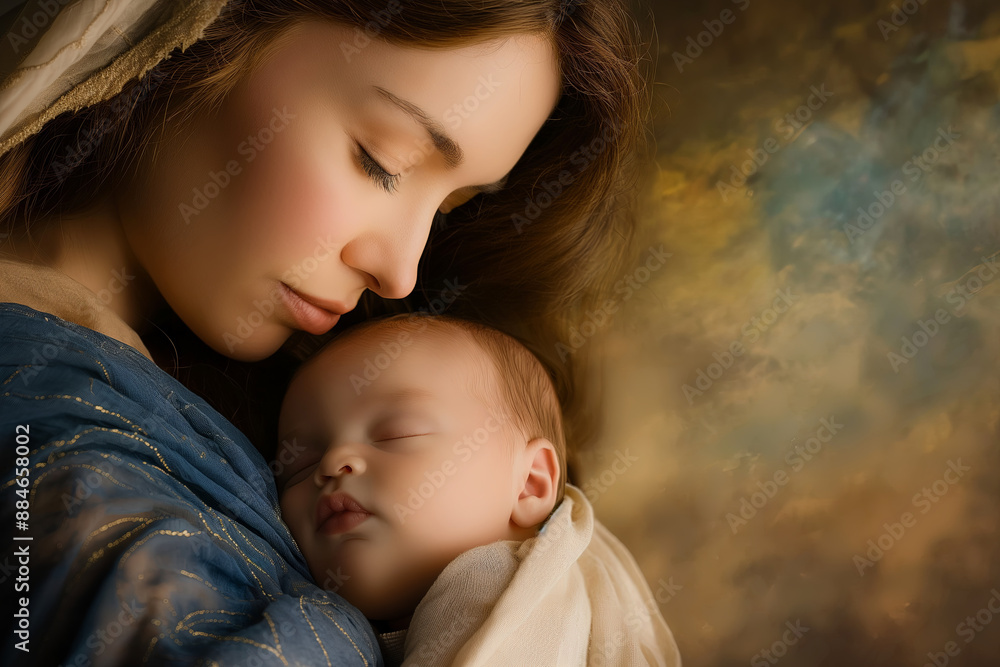 Tender Moment Between Mother and Child Tender Moment Between Mother and Child
