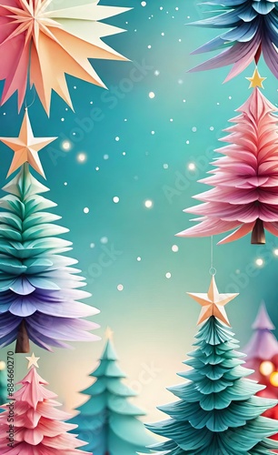 christmas tree and stars