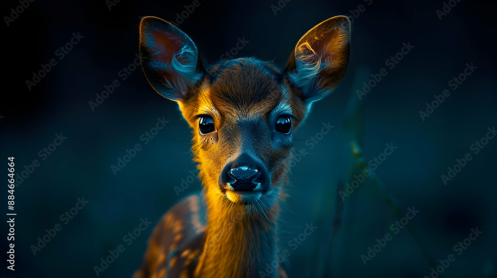 Fawn Portrait: Close-up of a Deer Fawn Portrait: Close-up of a Deer