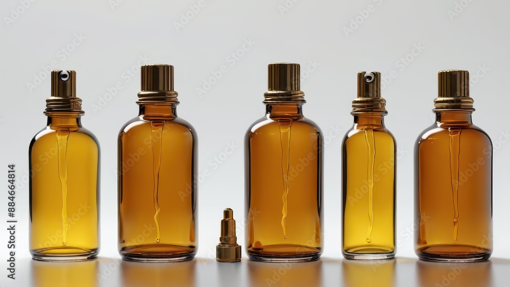 Amber Glass Bottles with Dropper. Amber Glass Bottles with Dropper.