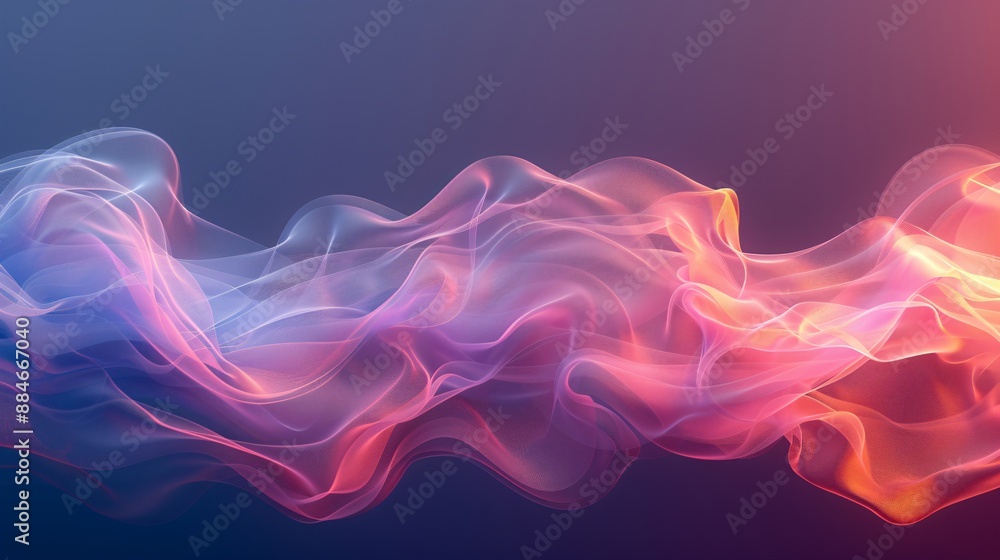 Abstract Swirling Smoke Design Abstract Swirling Smoke Design