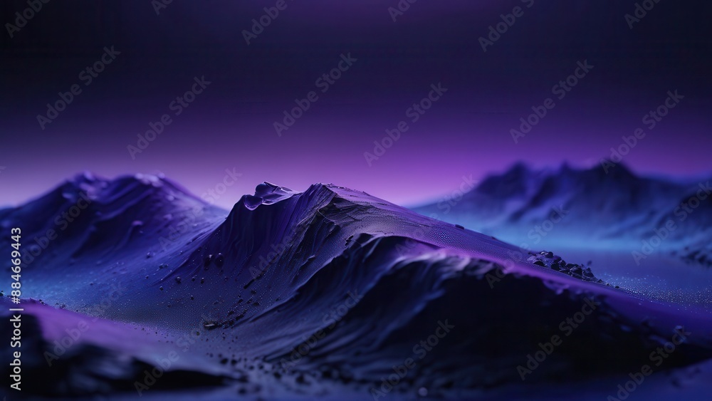 Fototapeta premium Abstract Purple Mountain Range