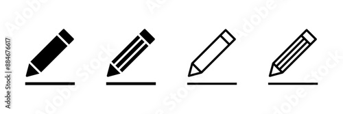 Edit icon vector isolated on white background. Pencil icon. sign up Icon vector. edit text