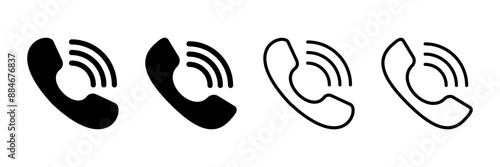 Call icon vector isolated on white background. Phone icon vector. mobile phone. telephone icon