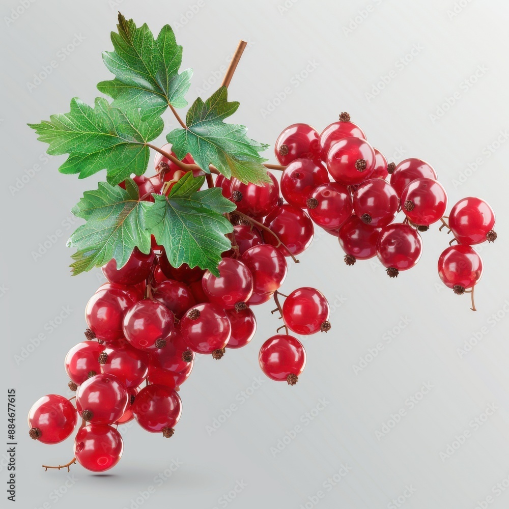 A 3D Currant isolated on transparent background A 3D Currant isolated on transparent background