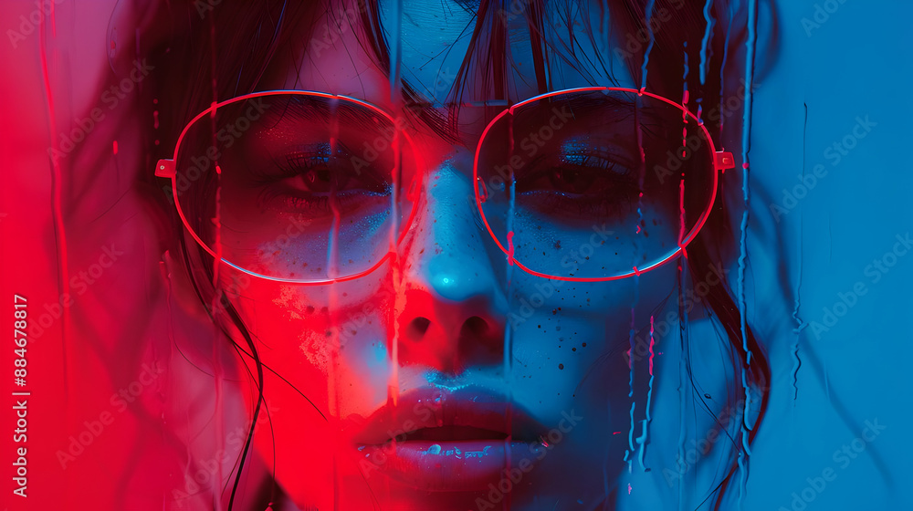 Woman in Neon Lights Woman in Neon Lights