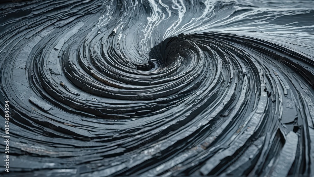 Fototapeta premium Abstract Spiral Rock Formation.