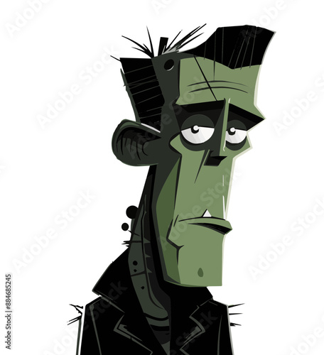 Scary Cartoon Halloween Fra...