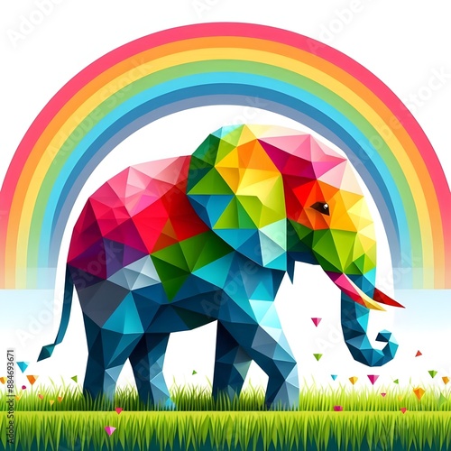 abstract rainbow background