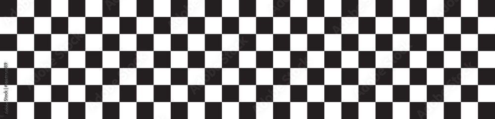 Fototapeta premium Racing flag. Race. Checker background