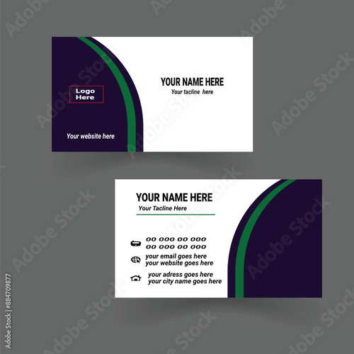 Modern simple business card design  template and ceative businesscard for your business