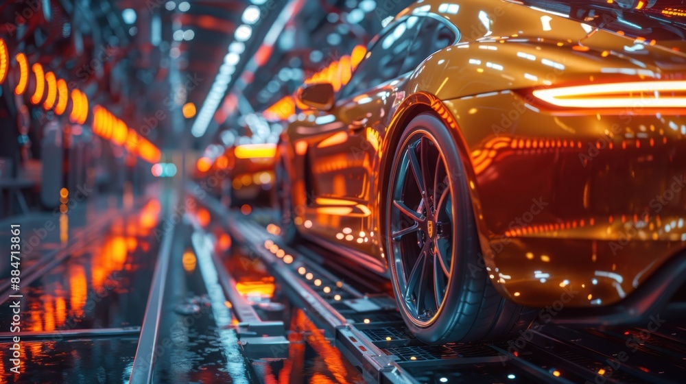 Luxury Car Assembly Line Luxury Car Assembly Line
