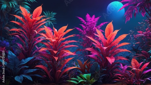 Tropical Night - Neon Jungle.