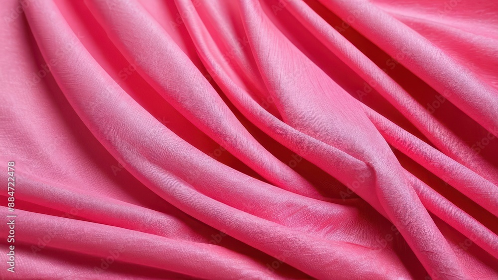Obraz premium Pink Fabric Drape Texture.