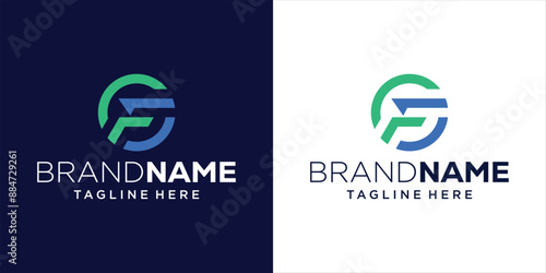 Creative Sports Logo Letter FO, Design Inspiration, Illustration, Vector