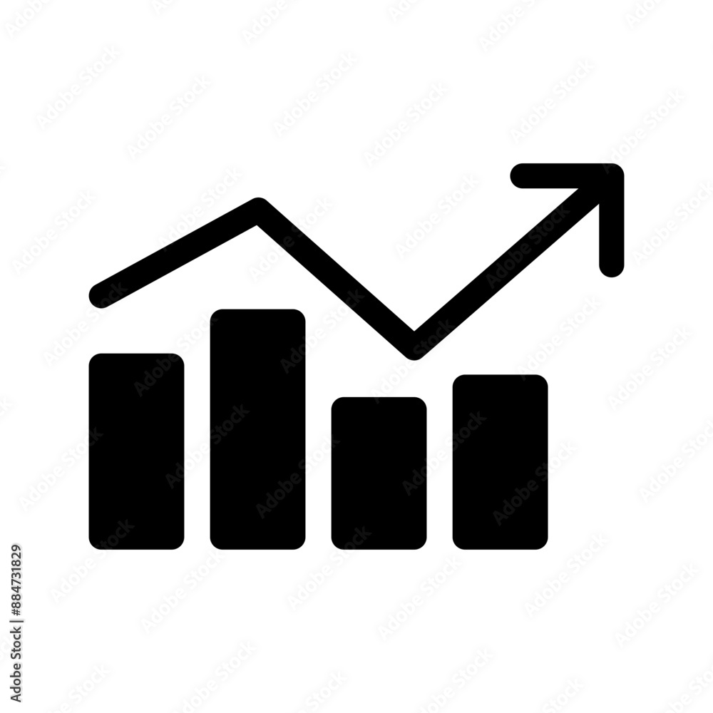 Graph Icon Vector Symbol Design Illustration Graph Icon Vector Symbol Design Illustration