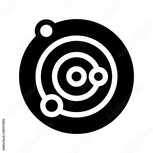 Orbit Icon Vector Symbol Design Illustration