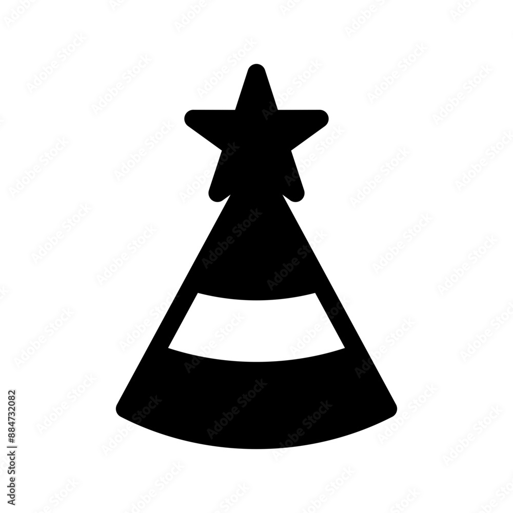 Party Hat Icon Vector Symbol Design Illustration Party Hat Icon Vector Symbol Design Illustration