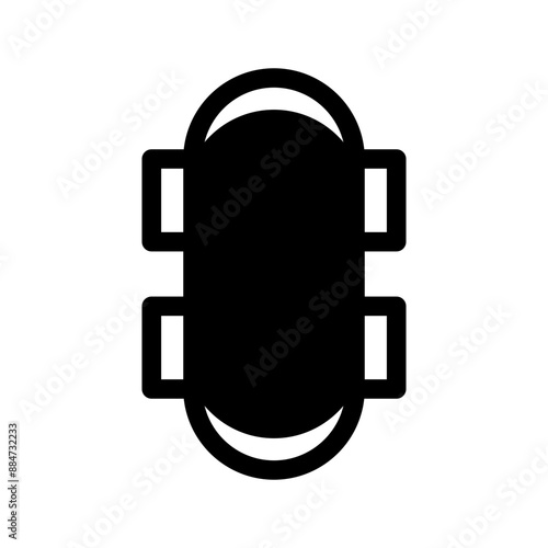 Skater Icon Vector Symbol Design Illustration