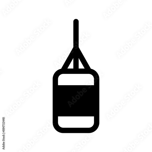 Boxing Bag Icon Vector Symbol Design Illustration