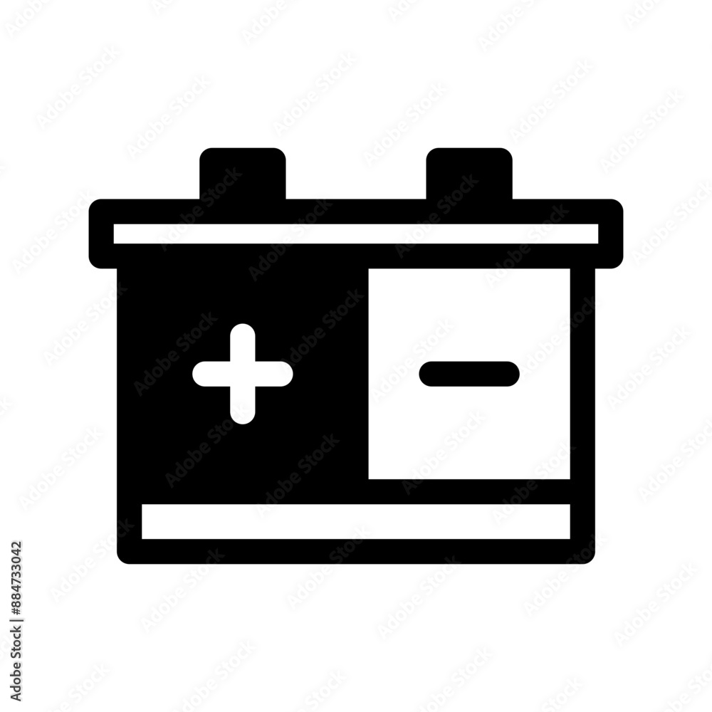 Obraz premium Battery Icon Vector Symbol Design Illustration