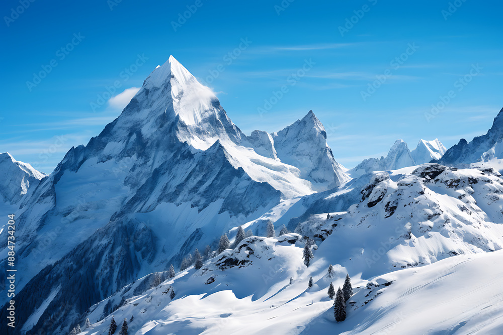 Fototapeta premium swiss mountains