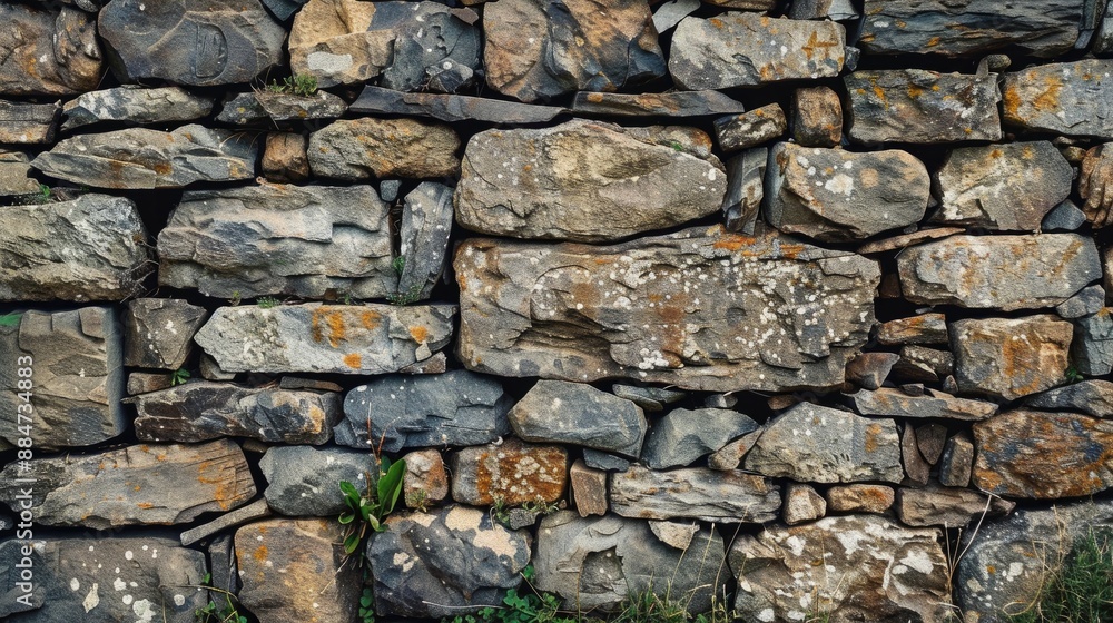 Old stone wall in the background Old stone wall in the background