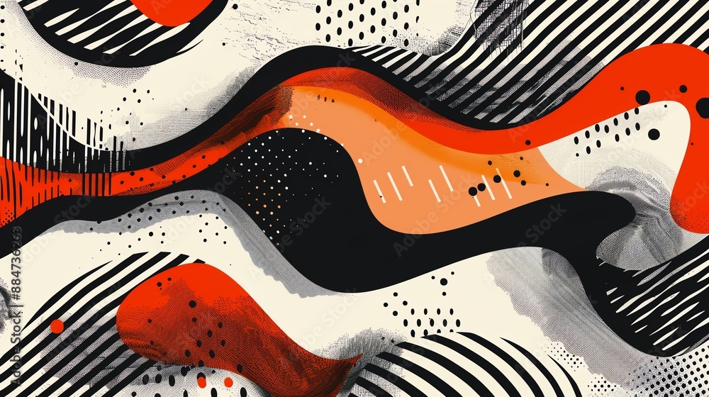 Abstract pattern with sharp lines and a bold, contrasting color scheme, creating a dynamic and modern design Abstract pattern with sharp lines and a bold, contrasting color scheme, creating a dynamic and modern design