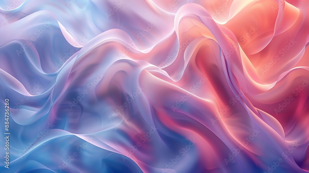 Abstract pattern with soft gradients and flowing shapes, creating a sense of movement and fluidity Abstract pattern with soft gradients and flowing shapes, creating a sense of movement and fluidity