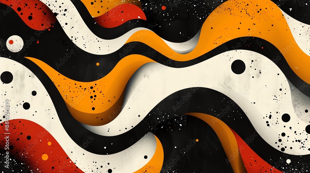 Modern abstract pattern with bold lines and contrasting colors, creating a dynamic and eye-catching design Modern abstract pattern with bold lines and contrasting colors, creating a dynamic and eye-catching design