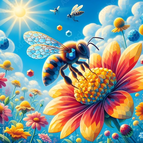 butterfly and flowers