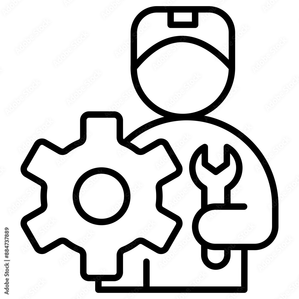 Fototapeta premium Mechanic Icon
