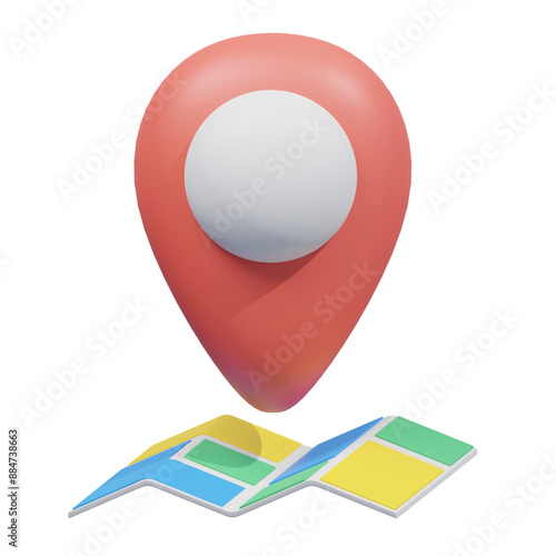 red white map location point 3d illustration Free Download red white map location point 3d illustration - GFXLoad