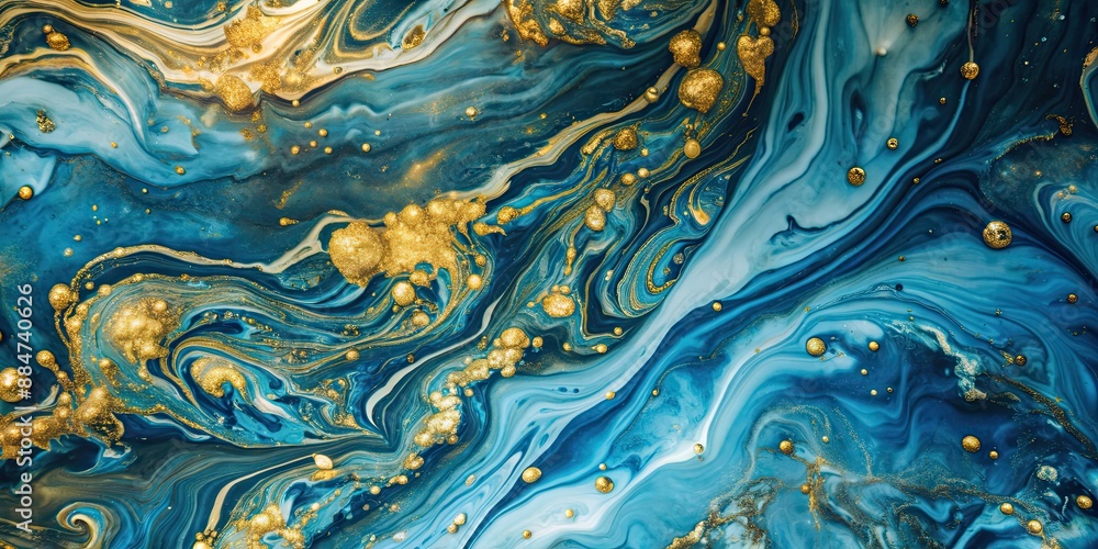 Blue and gold marble ink abstract art with swirling patterns and textures , blue, gold, marble, ink, abstract, art, artistic Blue and gold marble ink abstract art with swirling patterns and textures , blue, gold, marble, ink, abstract, art, artistic