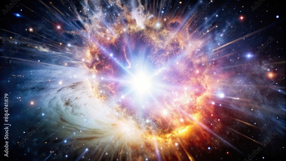 Cosmic explosion creating an awe-inspiring display of light in the vast universe, cosmic, explosion, galactic Cosmic explosion creating an awe-inspiring display of light in the vast universe, cosmic, explosion, galactic
