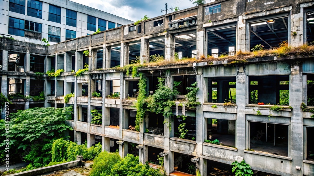 Abandoned building being reclaimed by nature, abandoned, building, nature, reclaimed, urban decay, overgrown, foliage Abandoned building being reclaimed by nature, abandoned, building, nature, reclaimed, urban decay, overgrown, foliage