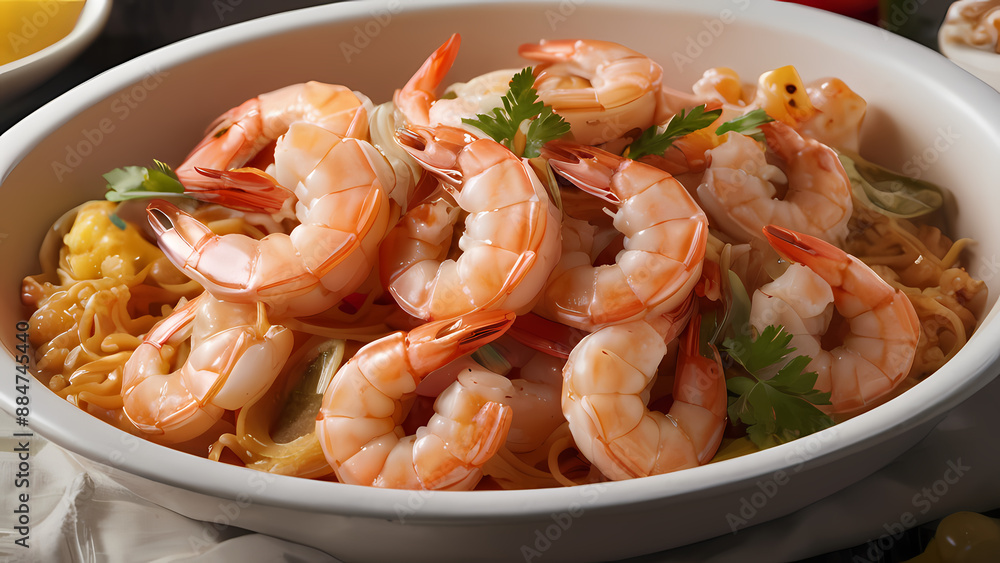 Delicious Shrimp Seafood dish Delicious Shrimp Seafood dish