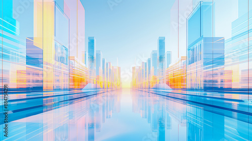 Abstract urban architecture
