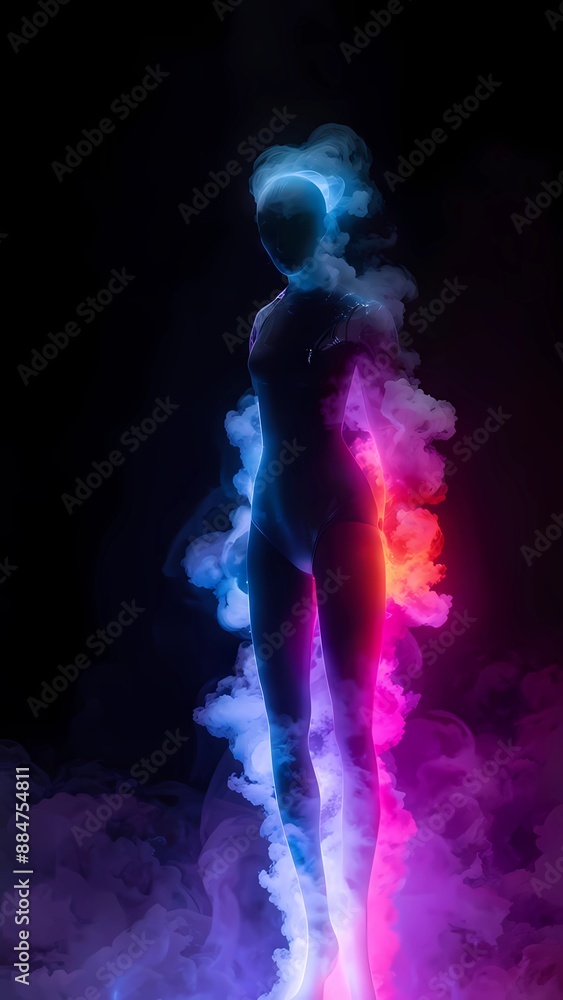 Abstar begron smoke full futuristic color effect Abstar begron smoke full futuristic color effect