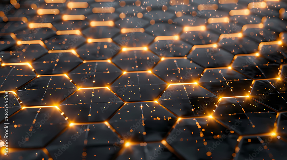 Obraz premium Abstract tech grid pattern