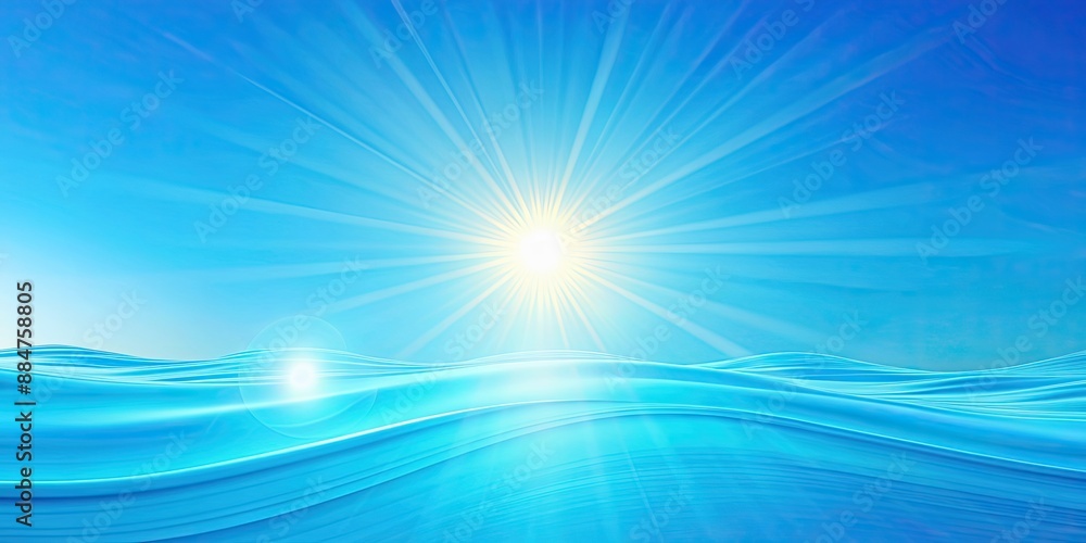 Minimalistic abstract gentle waves on light blue background with sunny light, waves, abstract, gentle, minimalistic, light blue Minimalistic abstract gentle waves on light blue background with sunny light, waves, abstract, gentle, minimalistic, light blue